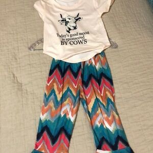 Girls 2 pc pant set
